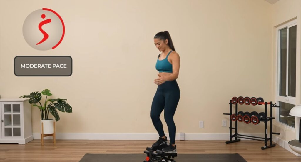 tabata style mini stepper workout