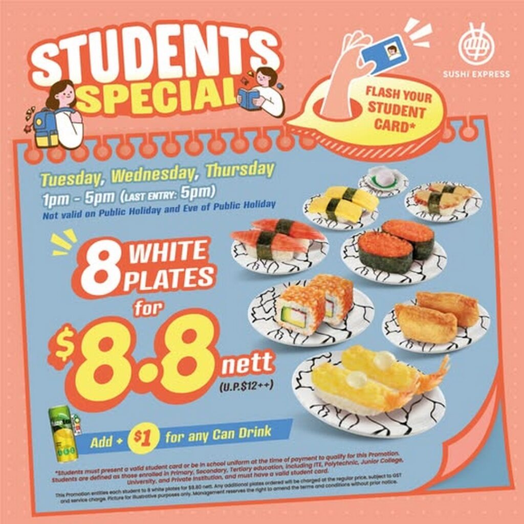 Sushi Express Singapore: Student Sushi Deal