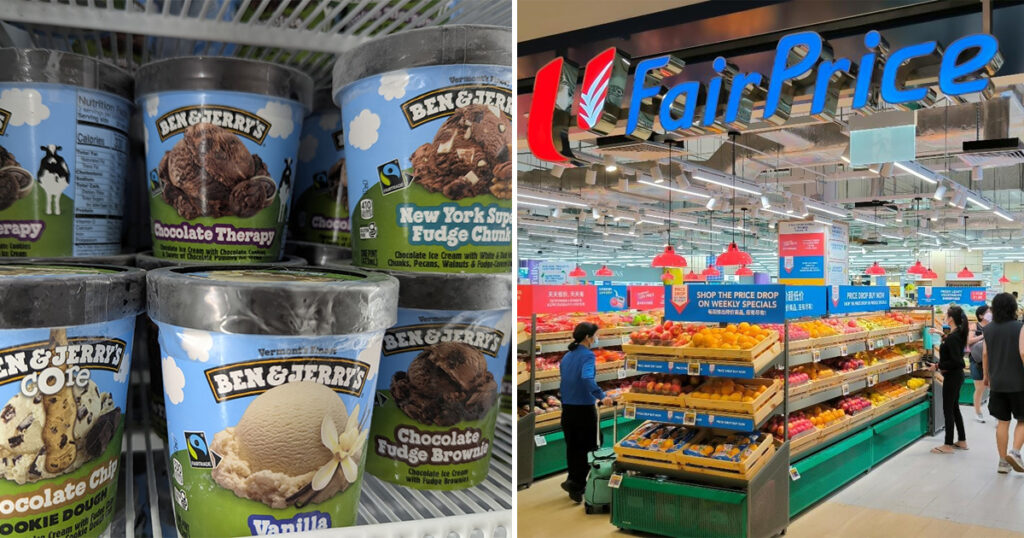 FairPrice Weekly Deals: Ben & Jerry’s 2-for-$19.90, 30% Off Toblerone Minis, and More Until 23 April 2025