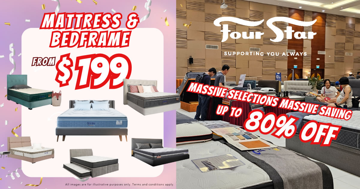 Four Star 5-Day Mega Sale at The Grassroots’ Club: Up to 80% OFF Furniture & Bedding from May 1–4